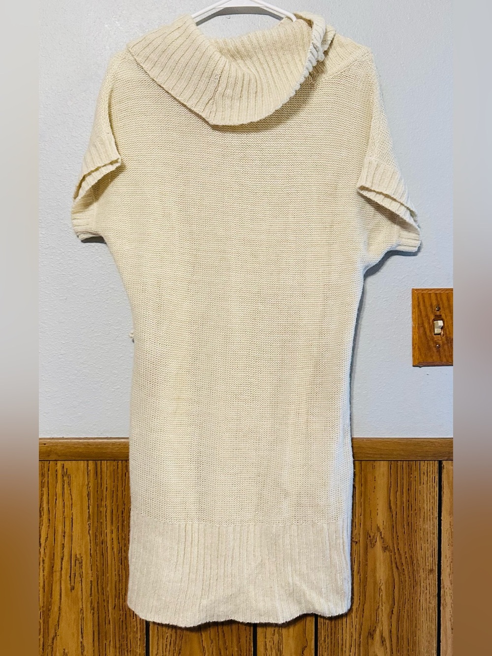 Life Energy Intelligence LEI women XL Short-Sleeve Turtleneck Knit Sweater Dress